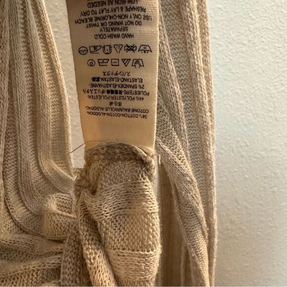 Free People We The Free Lagenlook Rib Knit Long Sleeve Top 492 - Picture 2 of 3